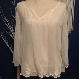 Sheer Boho Jessica Simpson Top